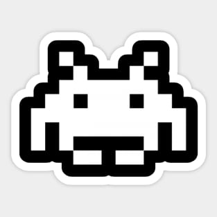 The space invaders Sticker